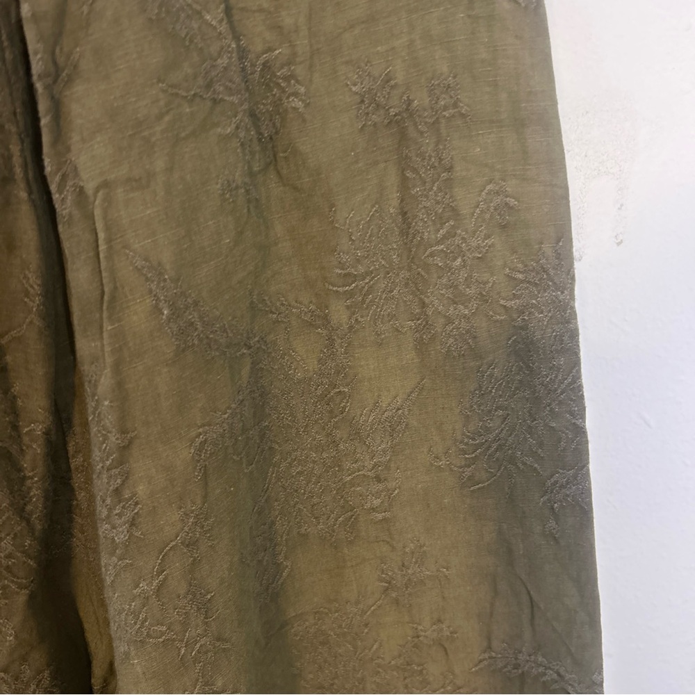 elevenses Olive Halter Tie-Front Jumpsuit - Picture 5 of 16